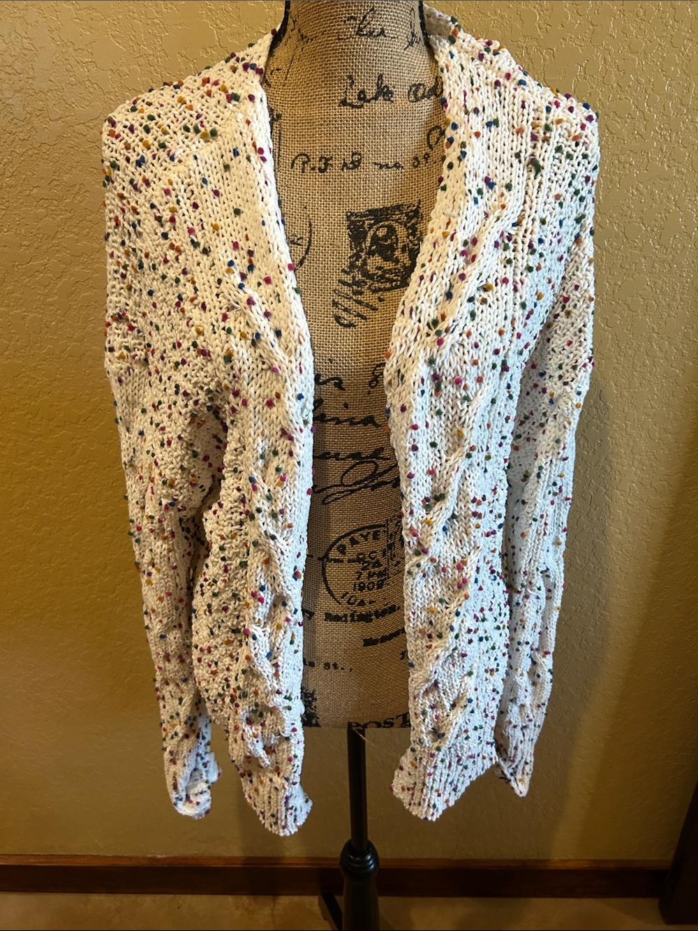 Les Serein open front, off white cardigan, XL, NWT | offer in description